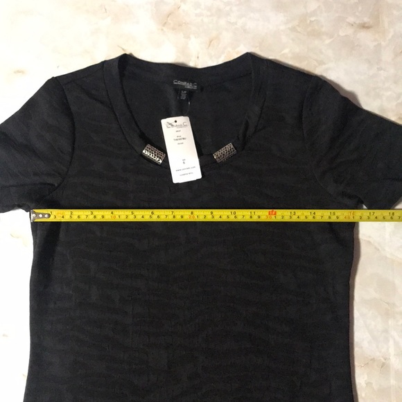 NWT Conrad C Collection Black Top - Picture 5 of 8